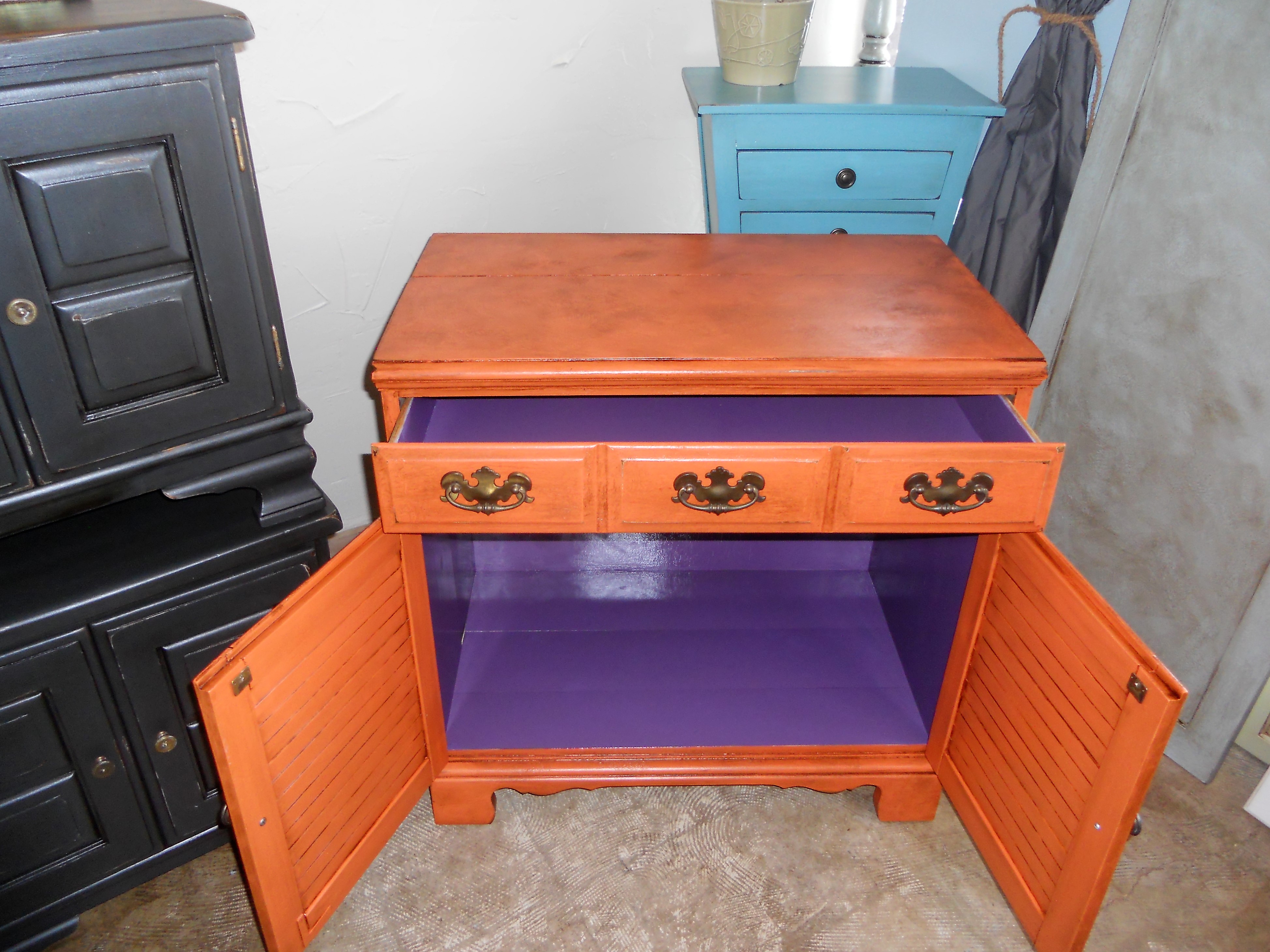 old_world_orange_spice_cupboard_painted_furniture_vcp_04 Vintage Chic